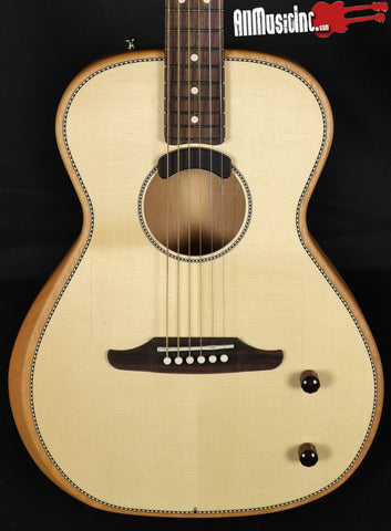 Fender Highway Series Parlor Natural Acoustic Electric Guitar