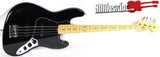 Fender American Standard Jazz Black Electric Bass Guitar w/OHSC JBE Pickup