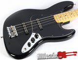 Fender American Standard Jazz Black Electric Bass Guitar w/OHSC JBE Pickup