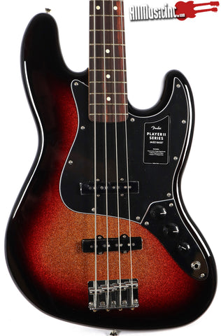 Fender Ltd Ed Jazz Bass Sparkle 3-Tone Sunburst Electric Bass Guitar