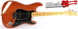 Fender MOD Shop Custom Stratocaster Strat Mahogany Electric Guitar w/ OHSC Preowned