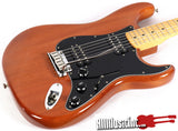 Fender MOD Shop Custom Stratocaster Strat Mahogany Electric Guitar w/ OHSC Preowned