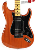 Fender MOD Shop Custom Stratocaster Strat Mahogany Electric Guitar w/ OHSC Preowned