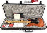 Fender MOD Shop Custom Stratocaster Strat Mahogany Electric Guitar w/ OHSC Preowned