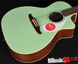 Fender Newporter Player Solid Top Surf Green Acoustic Electric Guitar