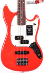 Fender Player II Mustang Coral Red Short-Scale Electric Bass Guitar