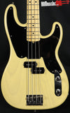 Fender 60th Anniversary Precision Blackguard Blonde Electric Bass Guitar w/OHSC