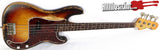 Vintage 1959 Fender Precision Sunburst Electric Bass Guitar w/ HSC