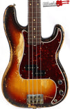 Vintage 1959 Fender Precision Sunburst Electric Bass Guitar w/ HSC