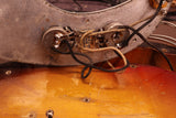 Vintage 1959 Fender Precision Sunburst Electric Bass Guitar w/ HSC