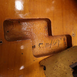Vintage 1959 Fender Precision Sunburst Electric Bass Guitar w/ HSC
