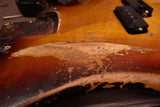 Vintage 1959 Fender Precision Sunburst Electric Bass Guitar w/ HSC