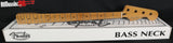 Fender Jazz Bass Roasted Maple Genuine Replacement Electric Bass Guitar Neck