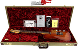 Fender Select Carved Koa Top Telecaster Sienna Edge Burst Guitar