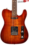 Fender Select Carved Koa Top Telecaster Sienna Edge Burst Guitar