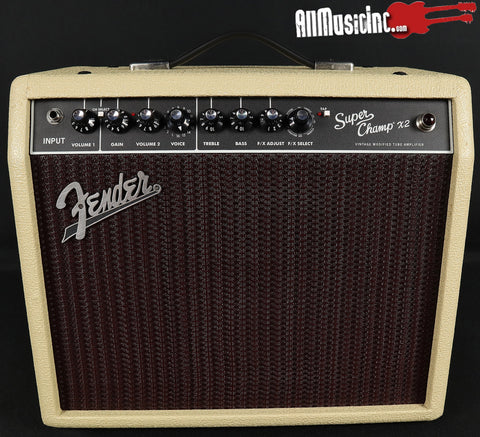 Fender Super Champ X2 Blonde 15w Tube Electric Guitar Amplifier