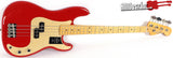 Fender Vintera 50s Precision P Dakota Red Electric Bass Guitar