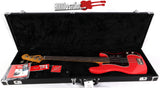 Fender Vintera 60s Precision Road Worn Fiesta Red Electric Bass Guitar