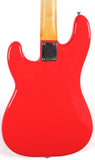Fender Vintera 60s Precision Road Worn Fiesta Red Electric Bass Guitar
