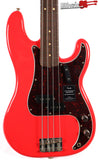 Fender Vintera 60s Precision Road Worn Fiesta Red Electric Bass Guitar