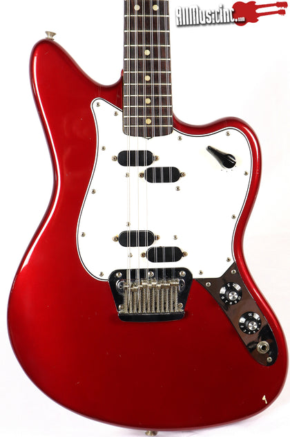 Vintage 1965 Fender XII Candy Apple Red 12-String Electric Guitar