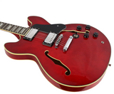 Firefly JSN 338 ES-335 Semi Hollow Cherry Electric Guitar
