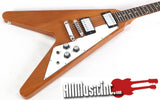Gibson 70s Flying V Antique Natural Electric Guitar