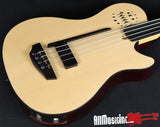 Godin A4 Ultra Fretless SF Natural Semi-Acoustic Electric Bass Guitar