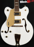 Gretsch G5422TG Electromatic Left-Handed Snowcrest White Hollow Electric Guitar