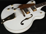 Gretsch G5422TG Electromatic Left-Handed Snowcrest White Hollow Electric Guitar