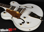 Gretsch G5422TG Electromatic Left-Handed Snowcrest White Hollow Electric Guitar
