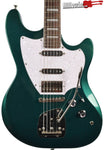 Guild Surfliner Evergreen Metallic Electric Guitar Birdseye Maple Neck