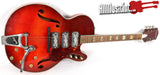 Harmony Silvertone H1454 Rocket Redburst Electric Guitar