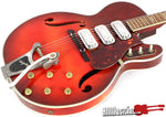 Harmony Silvertone H1454 Rocket Redburst Electric Guitar