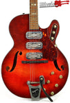 Harmony Silvertone H1454 Rocket Redburst Electric Guitar