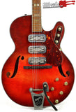 Harmony Silvertone H1454 Rocket Redburst Electric Guitar