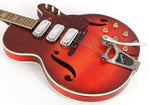 Harmony Silvertone H1454 Rocket Redburst Electric Guitar