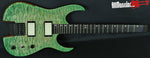 Hufschmid Atys Headless Quilted Maple Green Electric Guitar