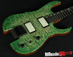 Hufschmid Atys Headless Quilted Maple Green Electric Guitar