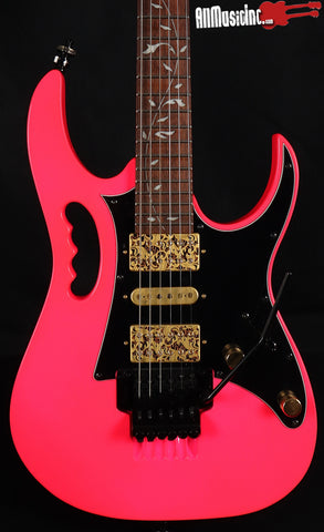 Ibanez Jem Jr Pink Electric Guitar with Dimarzio Vai Utopia Pickups