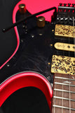 Ibanez Jem Jr Pink Electric Guitar with Dimarzio Vai Utopia Pickups