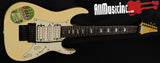 Ibanez Steve Vai Owned Signed JEM Universe 7-String White Electric Guitar