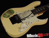 Ibanez Steve Vai Owned Signed JEM Universe 7-String White Electric Guitar