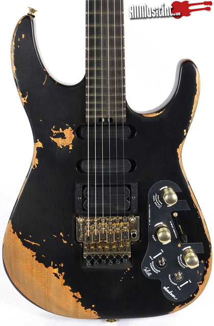 Jackson PC1-E Pro Series Signature Phil Collen Electric Guitar Worn Black
