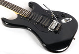 Vintage 1980s Kramer Focus 3000 Black Electric Guitar