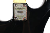 Vintage 1980s Kramer Focus 3000 Black Electric Guitar