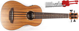 Luna Bbass Koa Bass Acoustic Electric Ukulele Uke