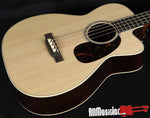 Martin BC-16E Satin Natural Rosewood Acoustic Electric Bass Guitar