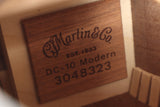 Martin DC-10E Modern Black Acoustic Electric Guitar