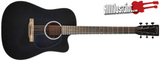 Martin DC-10E Modern Black Acoustic Electric Guitar